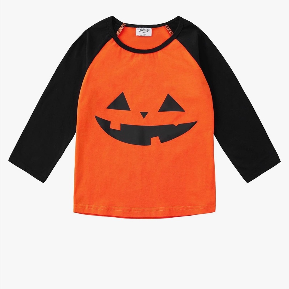 Halloween Pumkin Long Sleeve Shirts